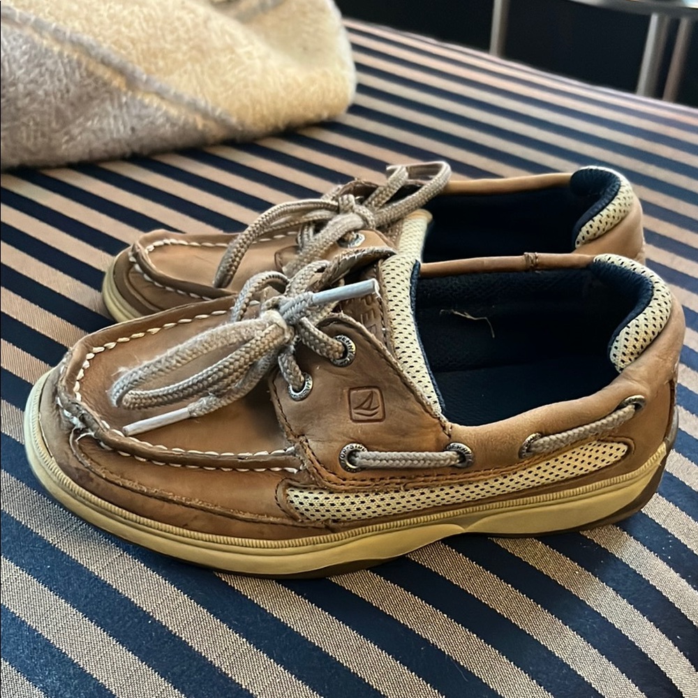 Sperry Tan Boat Shoes